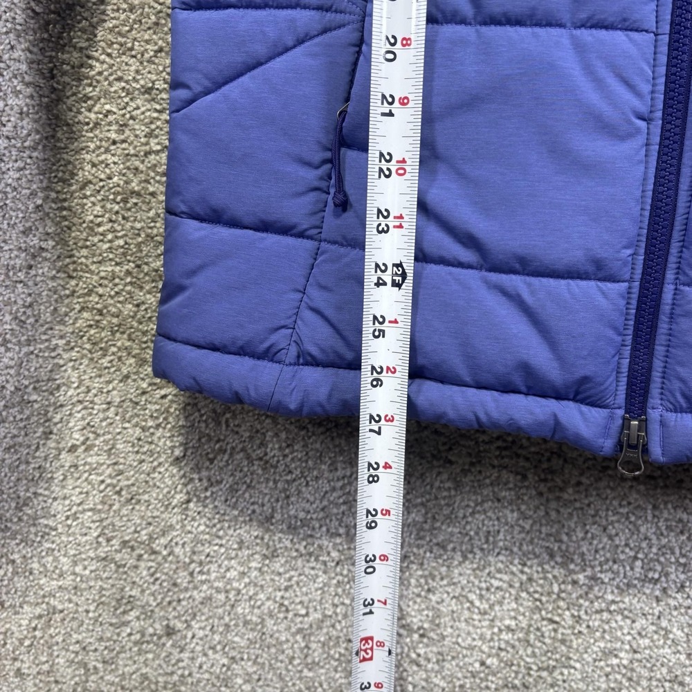 The North Face Jacket Womens Medium Blue Hooded Quilted Puffer Full Zip Warm - Picture 5 of 10